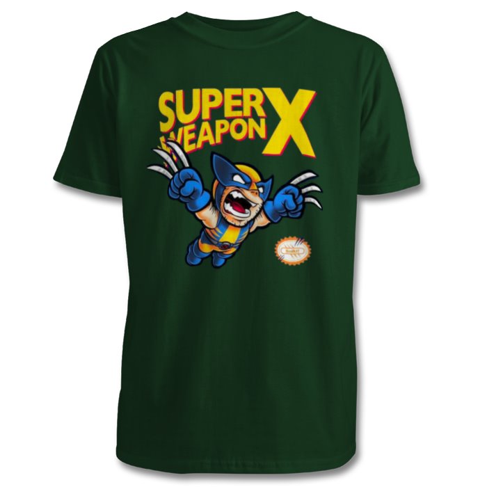 Super Mario Bro's & Wolverine - Super Weapon X T-shirt