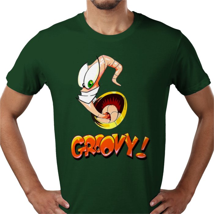 Earthworm Jim - Groovy T-shirt