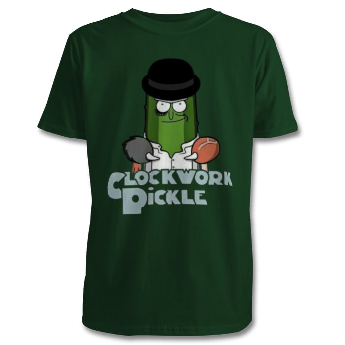 Rick & Morty & A Clockwork Orange - A Clockwork Pickle T-shirt