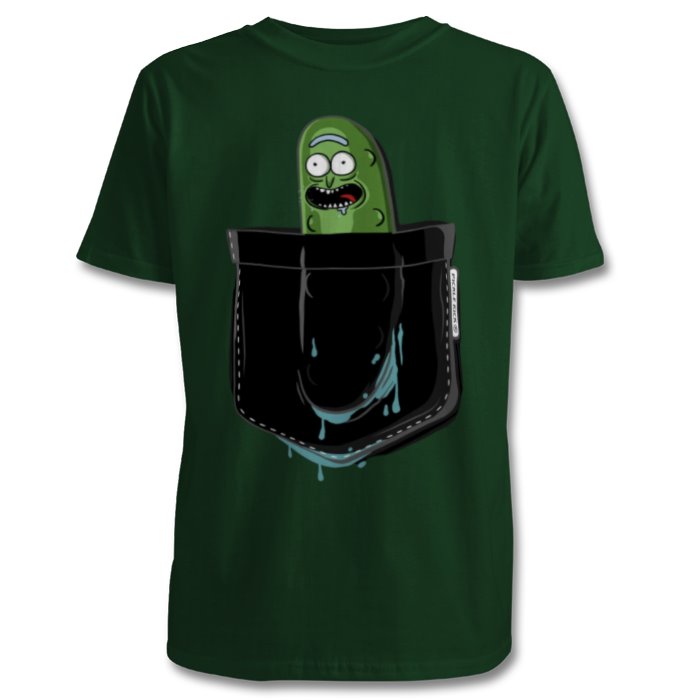 Rick & Morty - Pickle Rick Pocket T-shirt