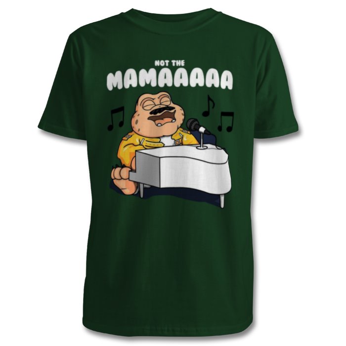 Dinosaurs & Freddy Mercury - Not The Mama T-shirt