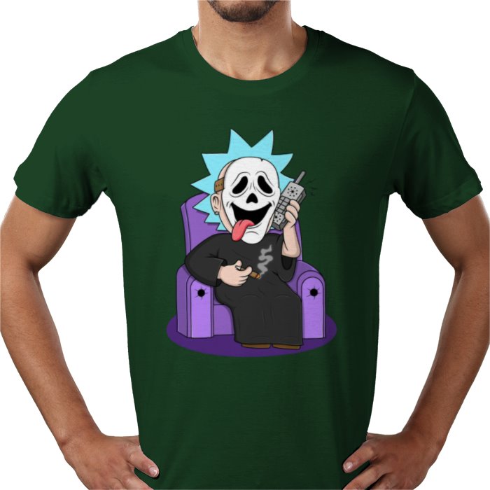 Rick & Morty & Scream - Ghostface Rick T-shirt