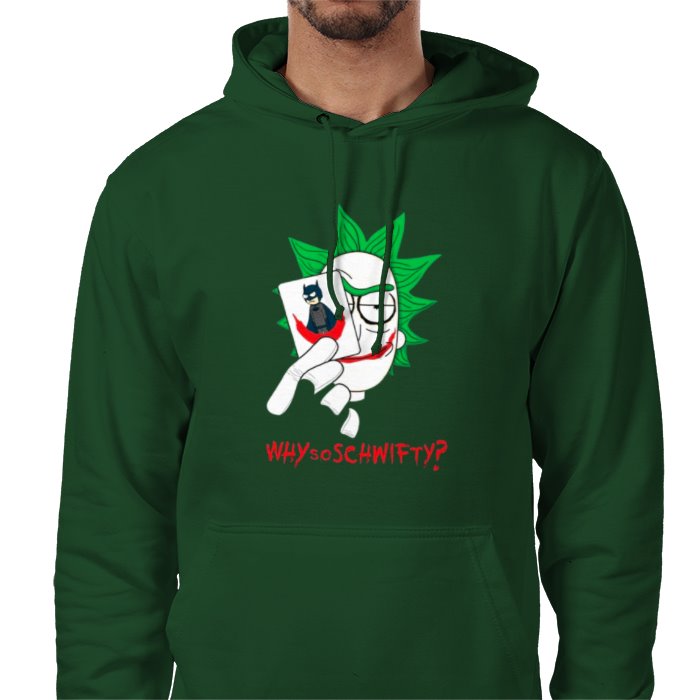 Rick & Morty & Batman - Why So Schwifty Value Hoodie