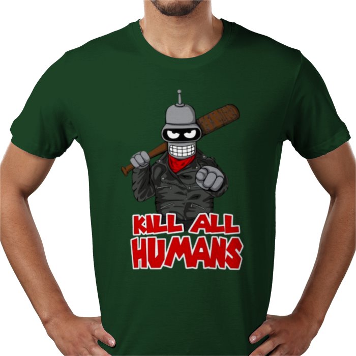 Futurama x The Walking Dead - Kill All Humans T-shirt