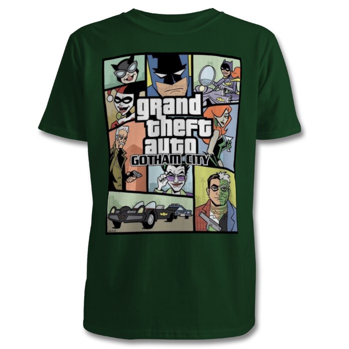 Batman & Grand Theft Auto - Grand Theft Auto Gotham T-shirt