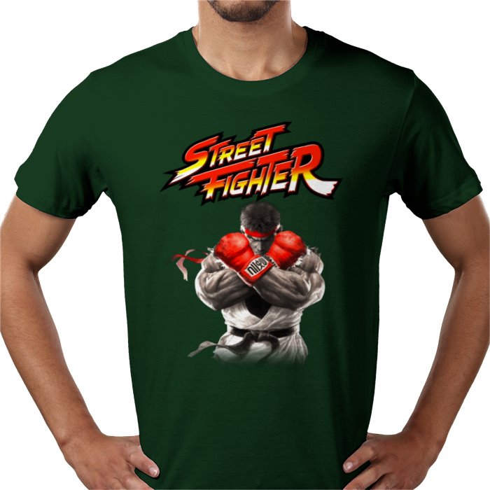 Street Fighter — Ryu Defence Stance T-Shirt