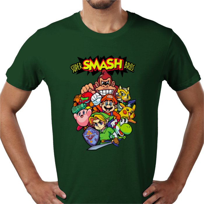 Super Smash Bros - Collage T-shirt