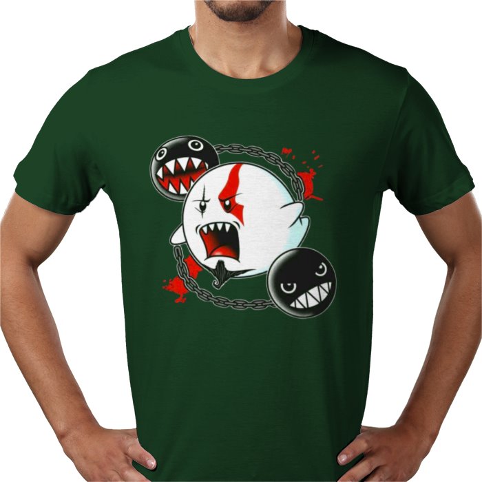 Super Mario x God Of War - Ghost Of War T-Shirt