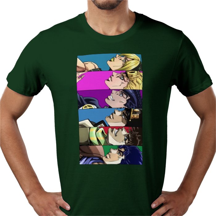 JoJo's Bizarre Adventure - Side Collage T-Shirt
