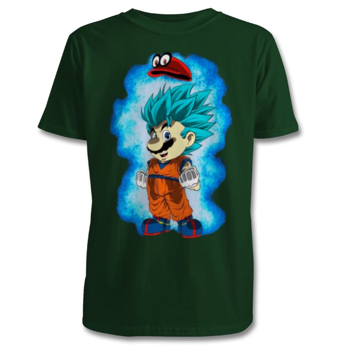 Dragonball Z & Super Mario Bro's - Saiyan Bro's T-shirt