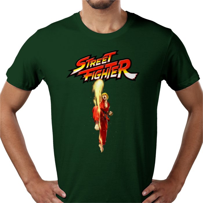Street Fighter — Ken Dragon Punch T-Shirt