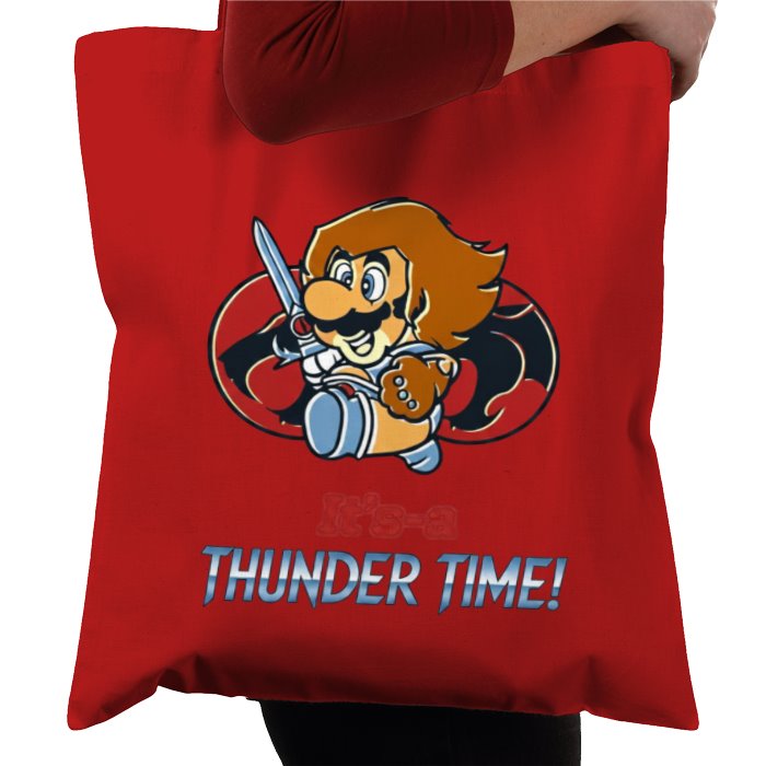 Super Mario Bro's x Thundercats - Its A Thunder Time Tote Bag