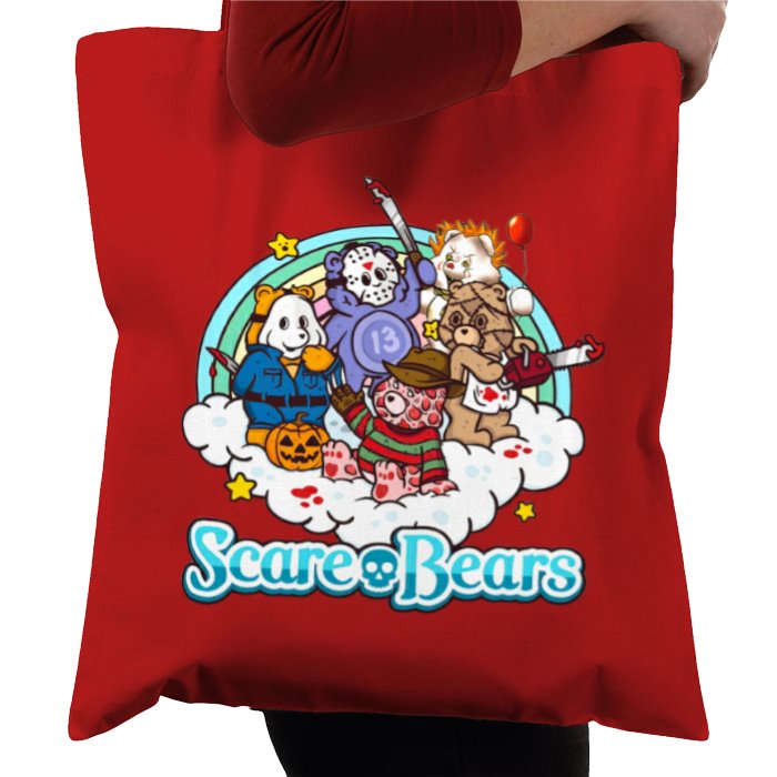 Scare Bears Tote Bag