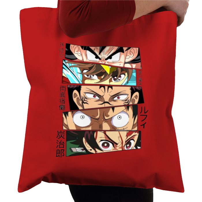 Anime Eyes Tote Bag