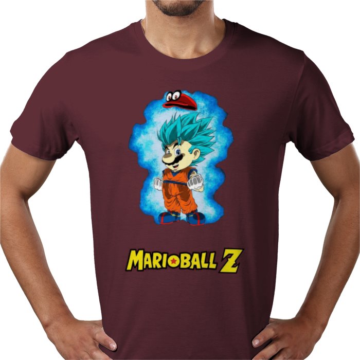 Super Mario x Dragonball Z - Super Saiyan Mario T-shirt