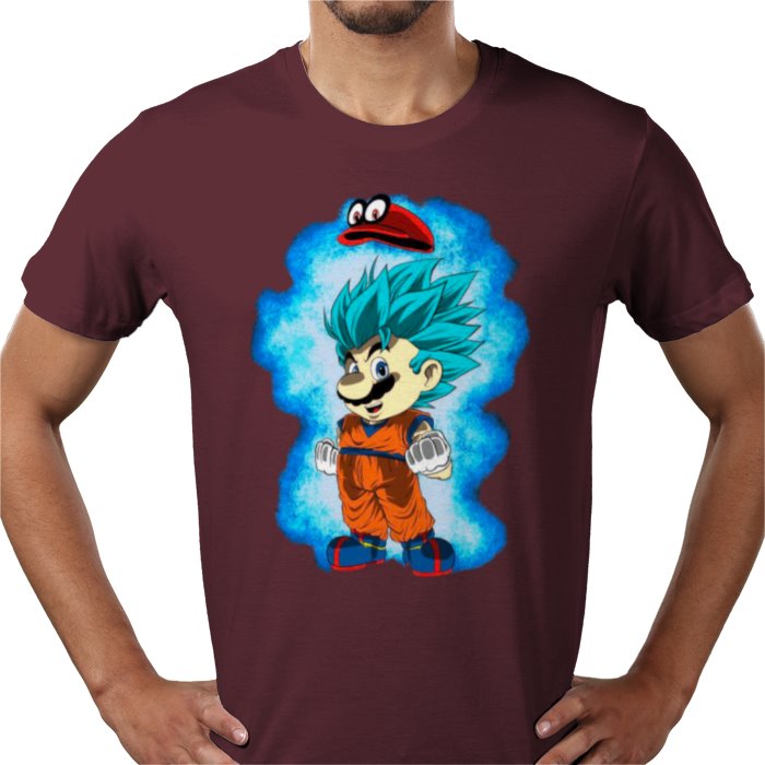 Dragonball Z & Super Mario Bro's - Saiyan Bro's T-shirt