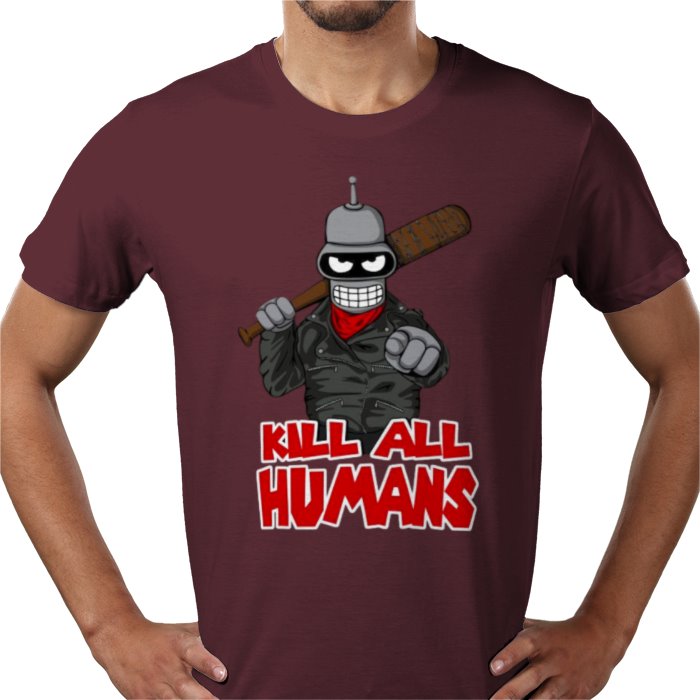 Futurama x The Walking Dead - Kill All Humans T-shirt