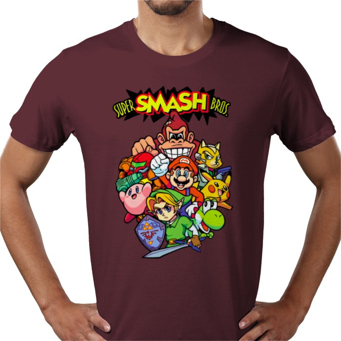 Super Smash Bros - Collage T-shirt