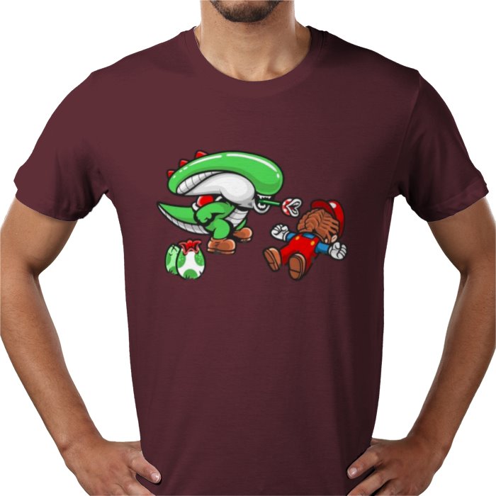 Super Mario Bro's & Alien - Xenomorph Bro's T-shirt