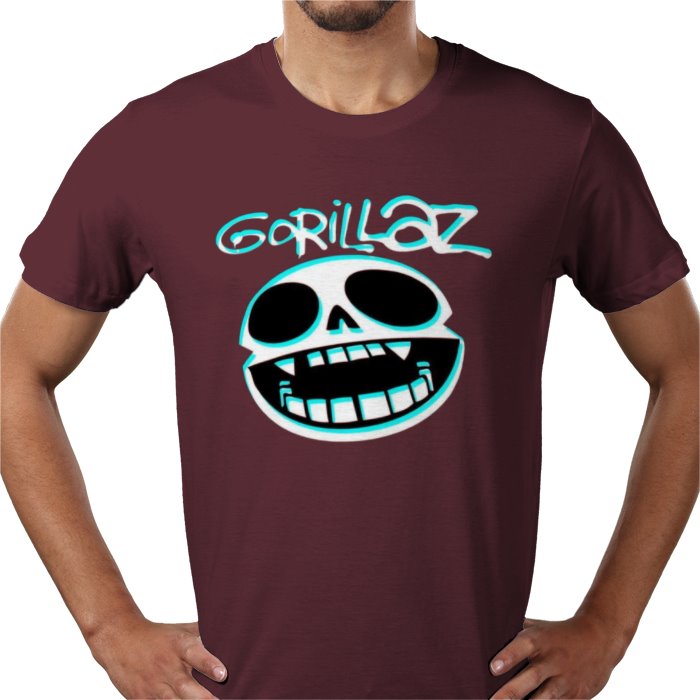 Gorillaz - Skull Cover T-Shirt