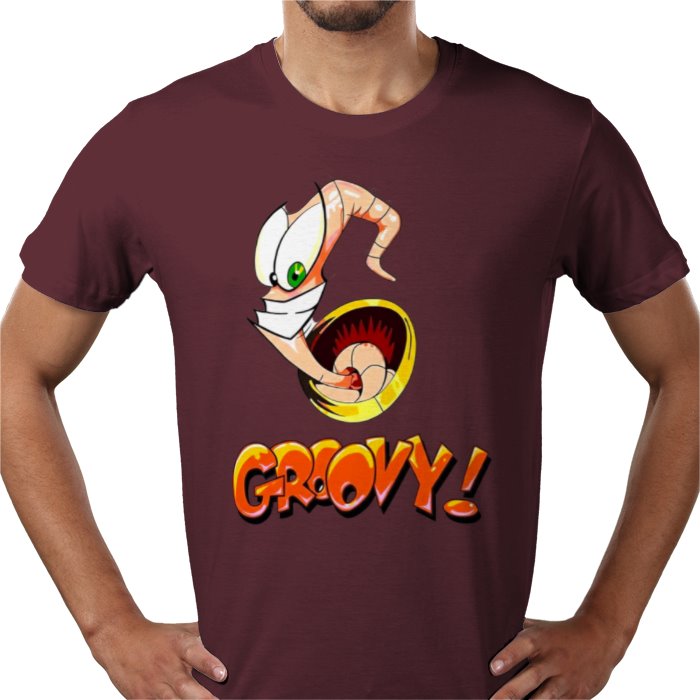 Earthworm Jim - Groovy T-shirt