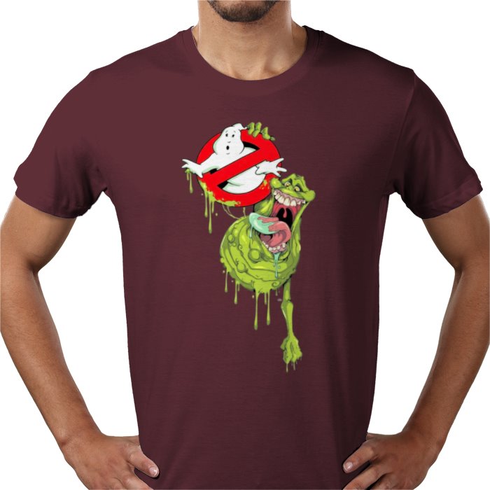 Ghostbusters - Slimer & Logo T-shirt