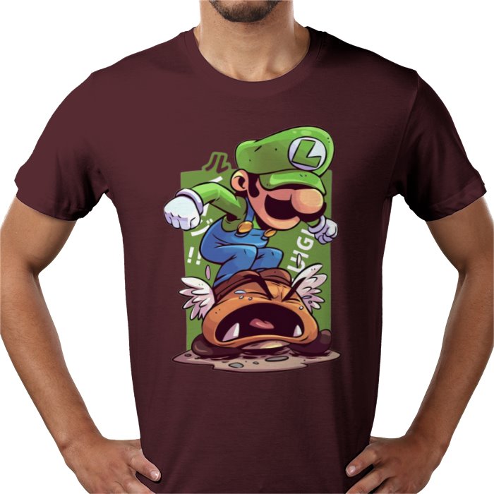 Super Mario Bros — Luigi Crushing Turts T-Shirt