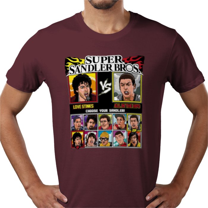 Super Smash Bro's & Adam Sandler - Super Sandler Bro's T-shirt