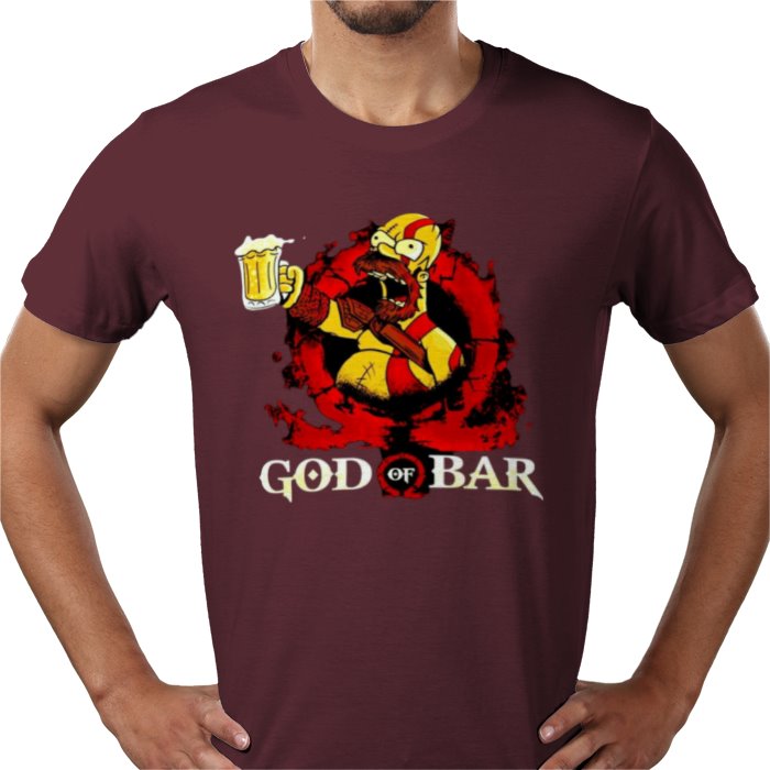 The Simpsons & God Of War - God Of Bar T-shirt