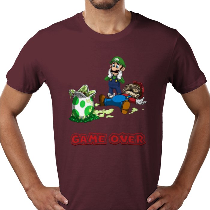 Super Mario x Aliens - Xeno Egg Game Over T-shirt