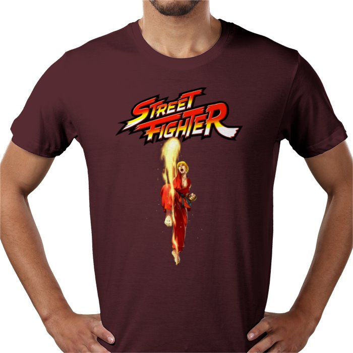 Street Fighter — Ken Dragon Punch T-Shirt