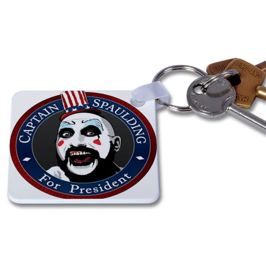 Captain Spaulding For President Key Ring