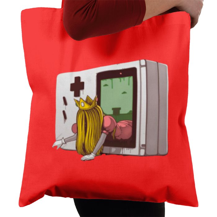 Nintendo Game Boy & Super Mario Bro's & The Ring - Princess Samara Tote Bag