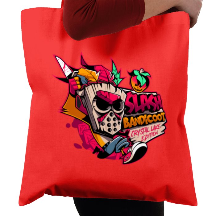 Crash Bandicoot & Friday 13th - Slash Bandicoot Tote Bag