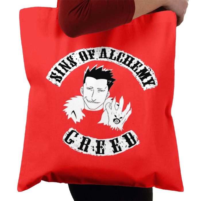 Full Metal Alchemist x Sons Of Anarchy - Sins Of Greed Tote Bag