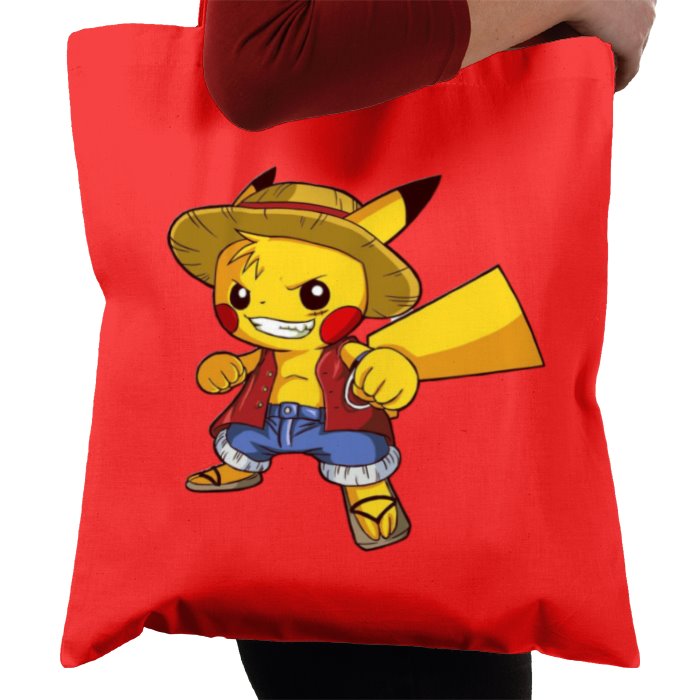 Pokémon & One Piece - PikaLuff Tote Bag