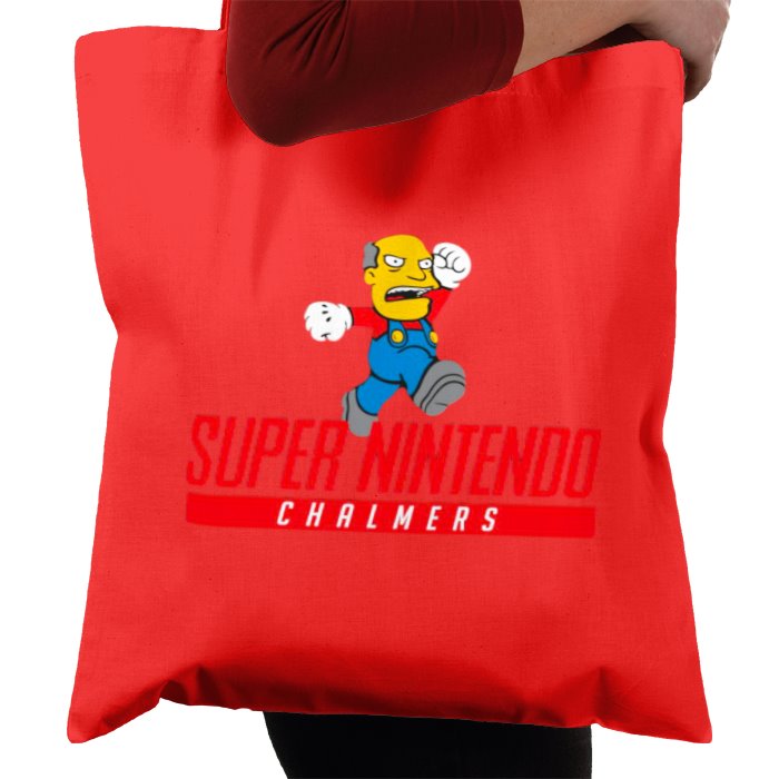 Super Nintendo & Super Mario Bro's & The Simpsons - Super Nintendo Chalmers Tote Bag