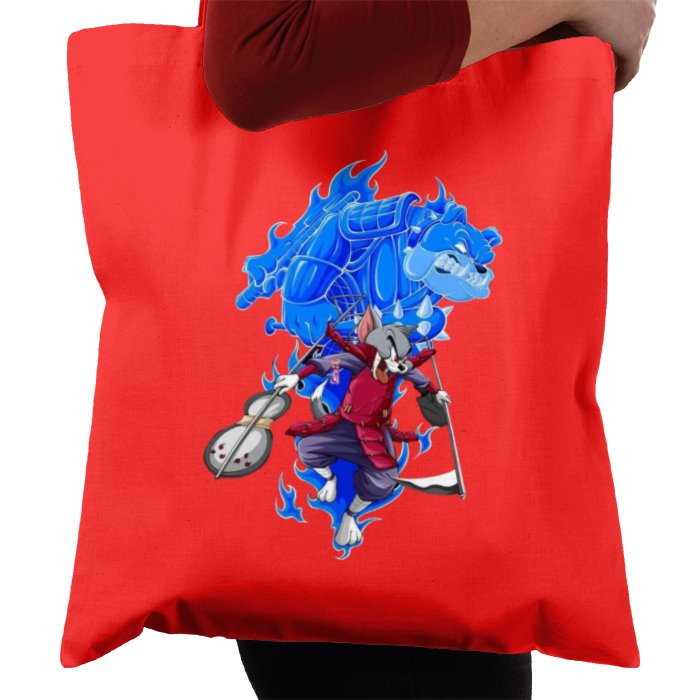 Tom & Jerry x Naruto - Tom/Madera Tote Bag