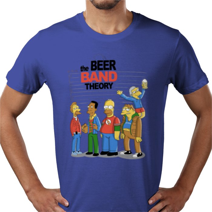 The Simpsons & Big Bang Theory - Beer Band Theory T-shirt