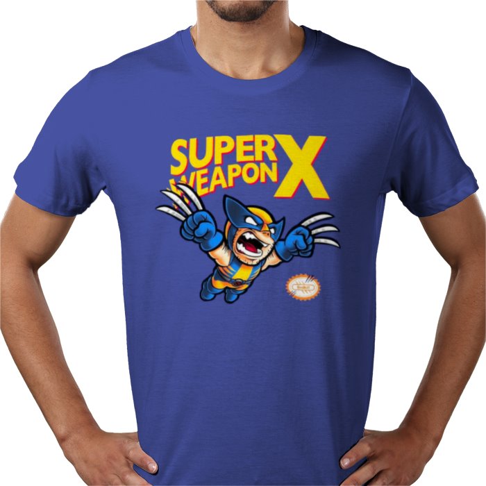 Super Mario Bro's & Wolverine - Super Weapon X T-shirt