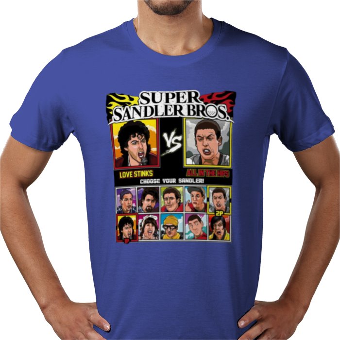 Super Smash Bro's & Adam Sandler - Super Sandler Bro's T-shirt