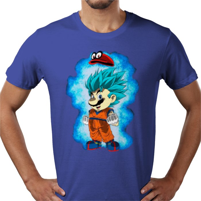 Dragonball Z & Super Mario Bro's - Saiyan Bro's T-shirt