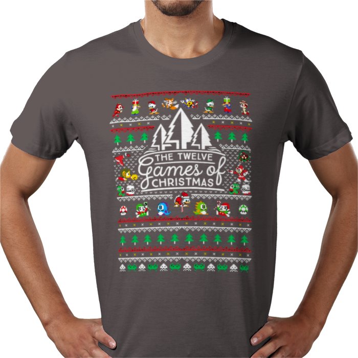 Ugly Jumper Style - 12 Games Of Christmas T Shirt