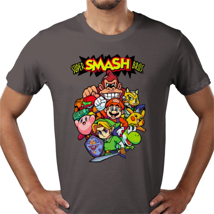 Super Smash Bros - Collage T-shirt