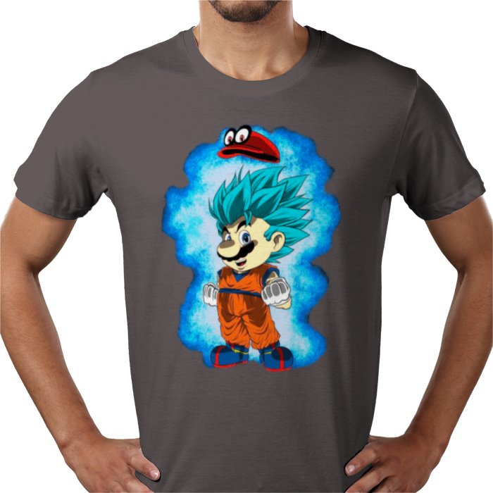 Dragonball Z & Super Mario Bro's - Saiyan Bro's T-shirt