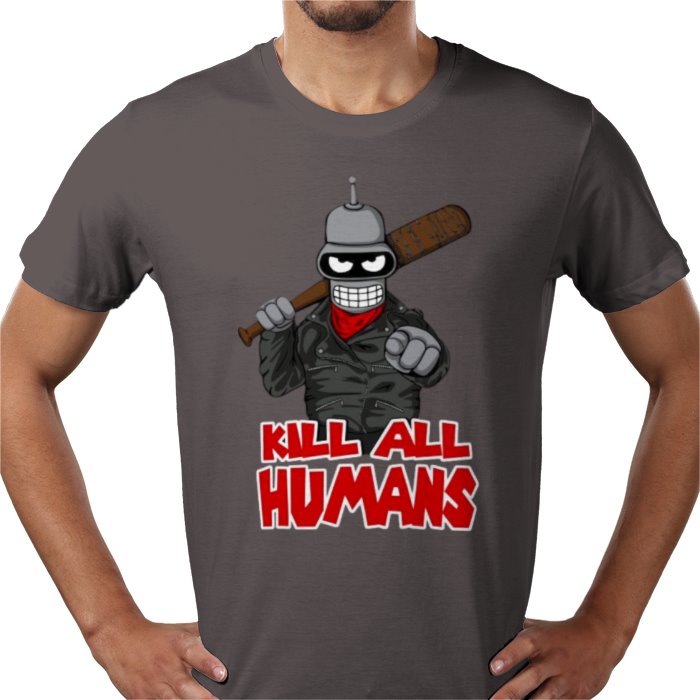 Futurama x The Walking Dead - Kill All Humans T-shirt