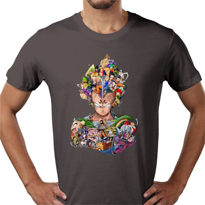 Dragon Ball Z - Vegeta Collage T-Shirt