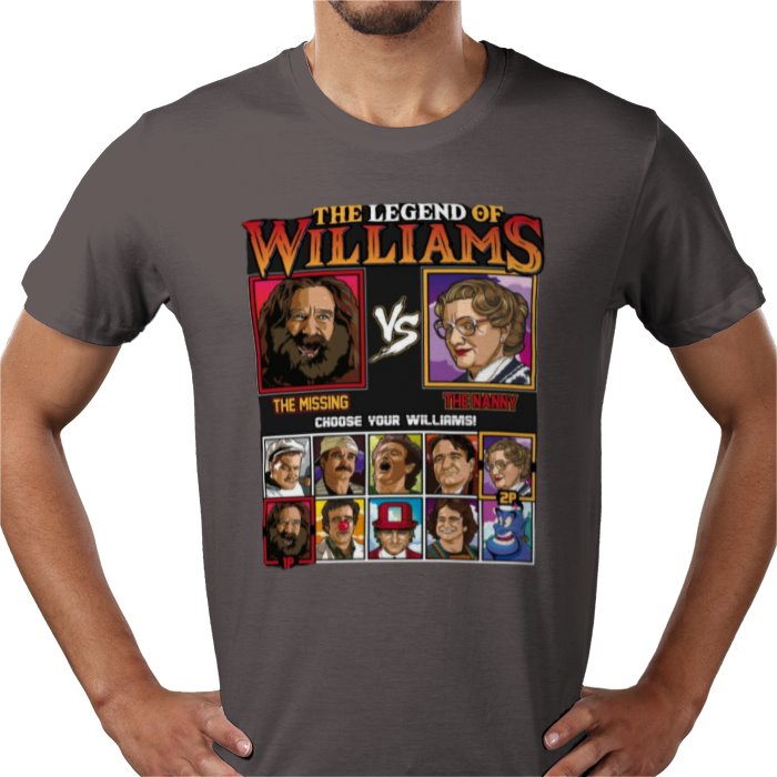 Robin Williams & The Legend Of Zelda -The Legend Of Williams T-shirt