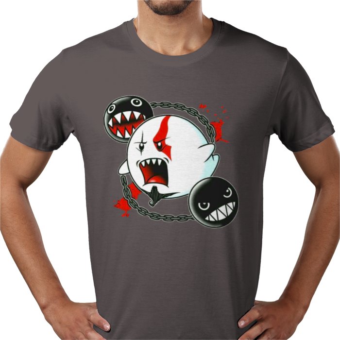 Super Mario x God Of War - Ghost Of War T-Shirt