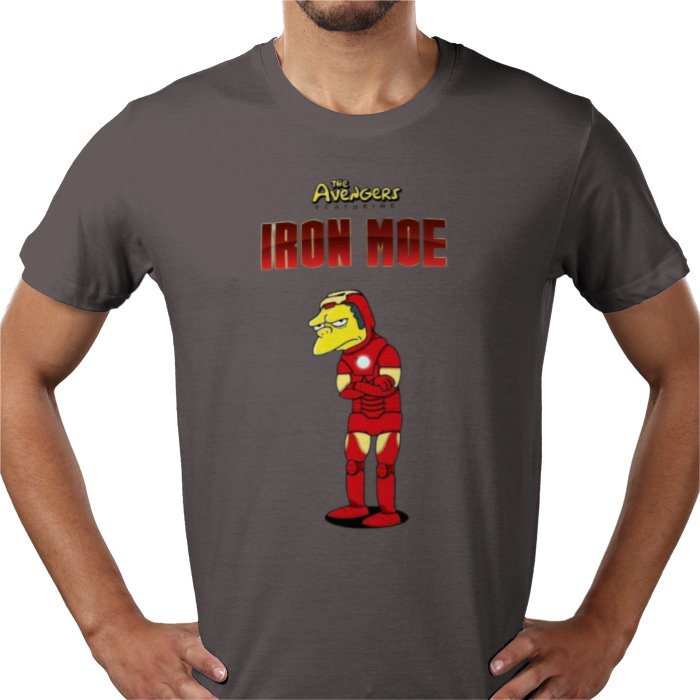 The Simpsons & Iron Man - Iron Moe T-shirt